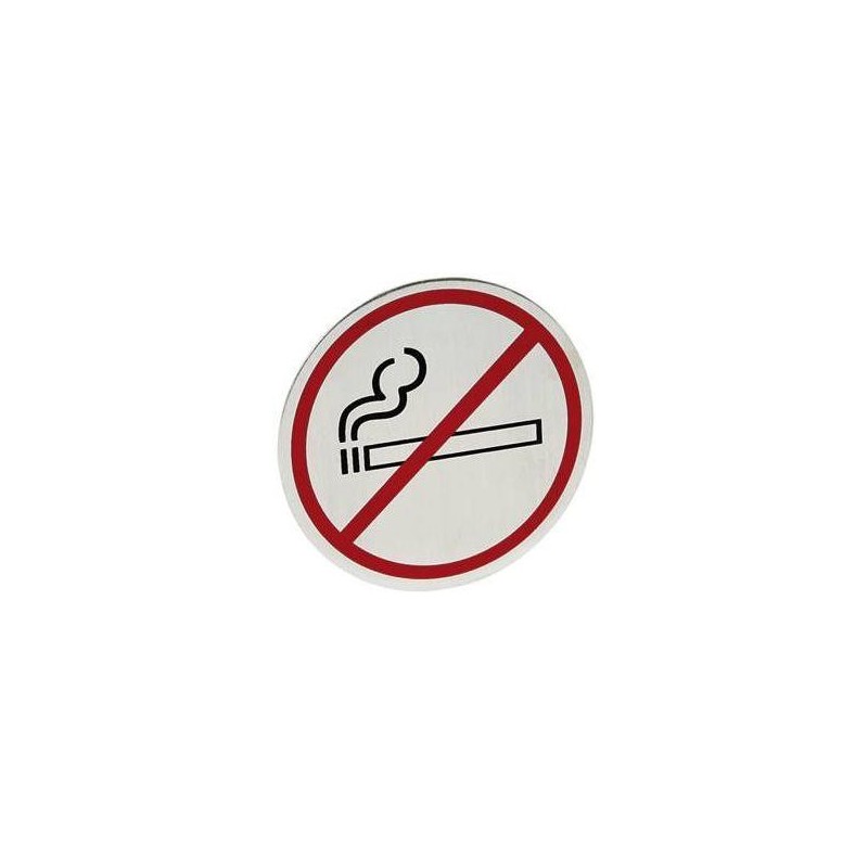 Tabliczka informacyjna samoprzylepna na drzwi - zakaz palenia zakaz palenia