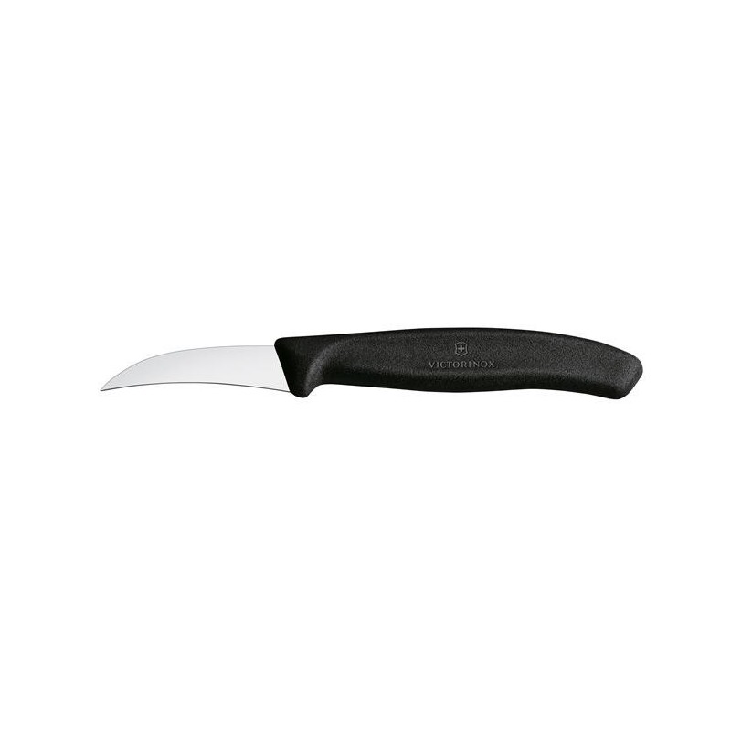 Victorinox Swiss Classic Nóż do jarzyn, zagięty, 60mm, czarny