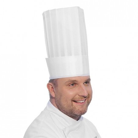 Czapka kucharska "LE GRAND CHEF" - zestaw 10 sztuk